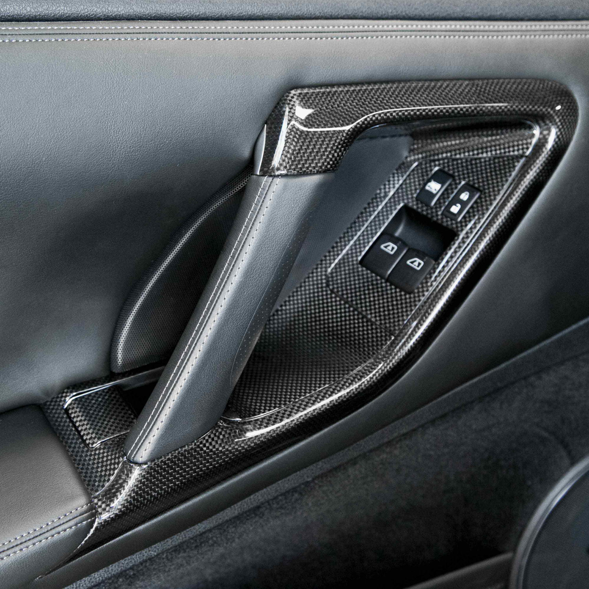 Seibon Carbon Fibre Interior Door Trim (12 Piece Set) for Nissan GTR R35 (2009-2016) Seibon Carbon Fibre Interior Door Trim (12 Piece Set) for Nissan GTR R35 (2009-2016)