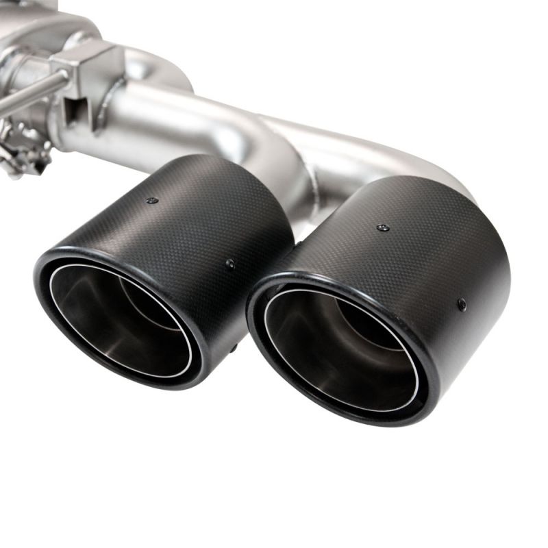 Nissan GTR 3.5" Turbo Back Valved Exhaust with 5 Inch Carbon Tails Nissan GTR 3.5" Turbo Back Valved Exhaust with 5 Inch Carbon Tails