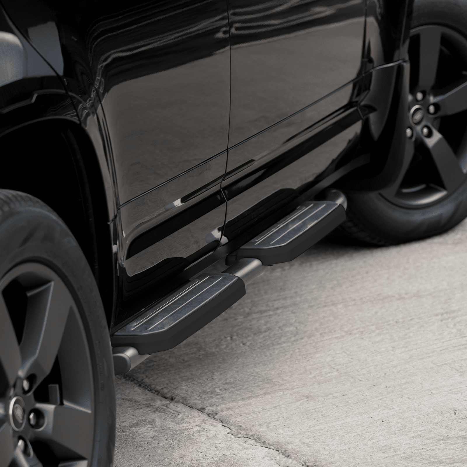 Land Rover Defender 110 (L663) 2020+ Black Side Steps Land Rover Defender 110 (L663) 2020+ Black Side Steps
