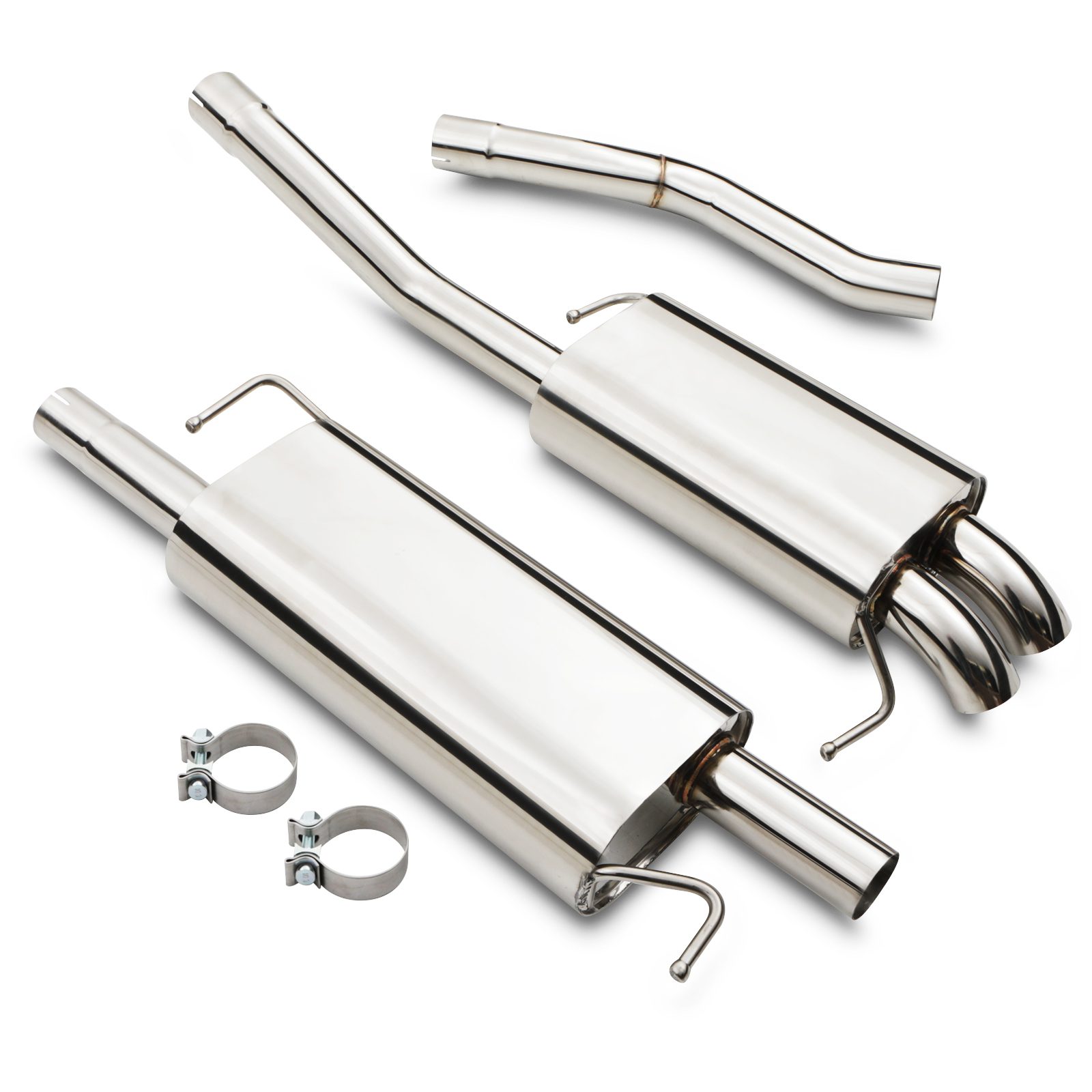 MPP Cat Back Exhaust System for Volkswagen Transporter T5 1.9 TDI SWB 03-09