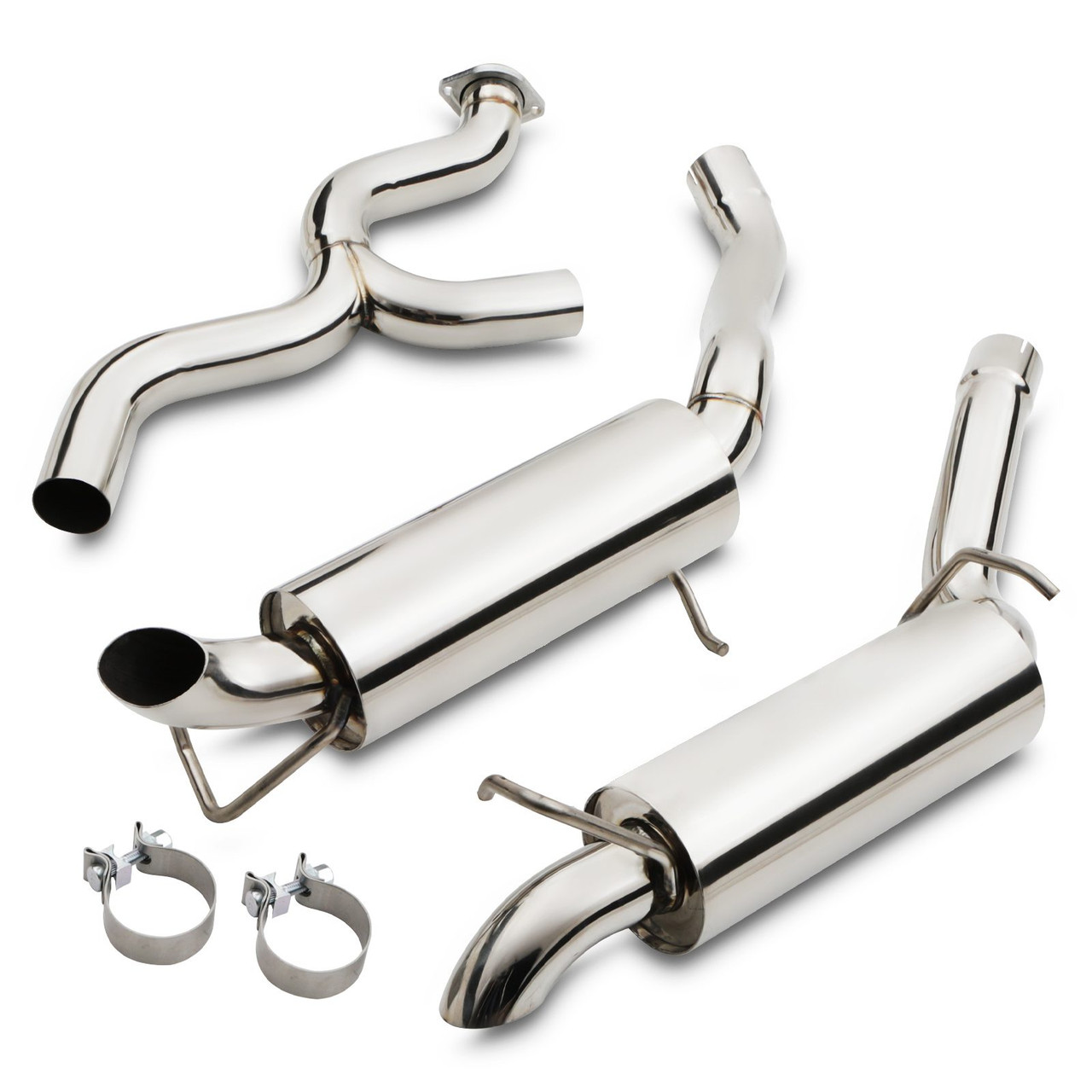 MPP Cat Back Exhaust System 2.5 inch for Range Rover MK2 P38 2.5TD (1994-02) MPP Cat Back Exhaust System 2.5 inch for Range Rover MK2 P38 2.5TD (1994-02)