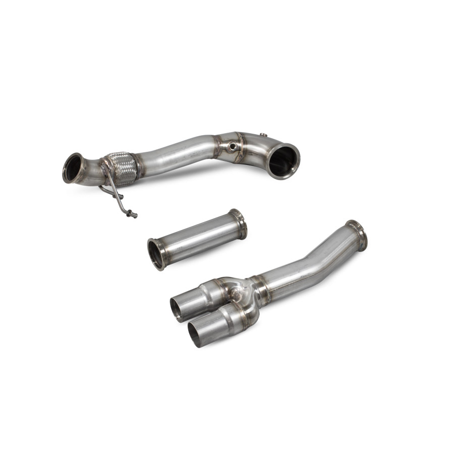 Scorpion Decat Downpipe 4" for Audi RS3 8Y 2.5 TFSI | Non GPF Models ROW | 2019-2025 Scorpion Decat Downpipe 4" for Audi RS3 8Y 2.5 TFSI | Non GPF Models ROW | 2019-2025