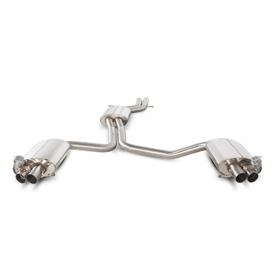 Scorpion Half System Resonated (Active Valved) Exhaust 2.5" uses OE Tailpipes for Audi RS5 B8 4.2 V8 Coupe | 2010-2015 Scorpion Half System Resonated (Active Valved) Exhaust 2.5" uses OE Tailpipes for Audi RS5 B8 4.2 V8 Coupe | 2010-2015