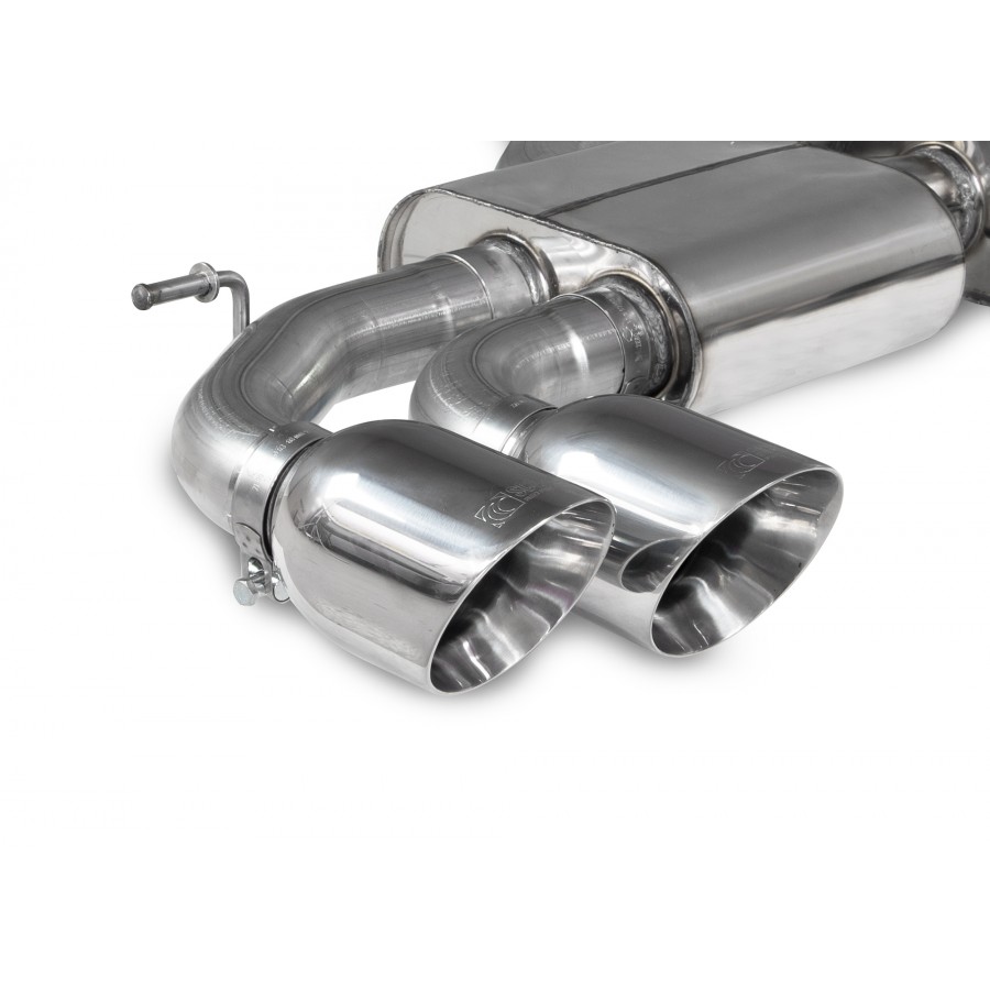 Scorpion GPF Back Resonated (Non Valved) Exhaust System 3.15" with Polished Daytona Tailpipes for Audi S3 2.0T (8Y) Quattro GPF Model | Sportback | 2020+ Scorpion GPF Back Resonated (Non Valved) Exhaust System 3.15" with Polished Daytona Tailpipes for Audi S3 2.0T (8Y) Quattro GPF Model | Sportback | 2020+
