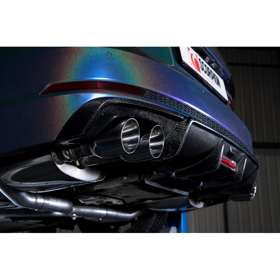 Scorpion Half Exhaust System Non Resonated (Valved) 2.5" with Polished Daytona Tailpipes for Audi S4 B9 3.0T V6 Quattro | Avant / Saloon | 2017-2019 Non GPF Models Scorpion Half Exhaust System Non Resonated (Valved) 2.5" with Polished Daytona Tailpipes for Audi S4 B9 3.0T V6 Quattro | Avant / Saloon | 2017-2019 Non GPF Models