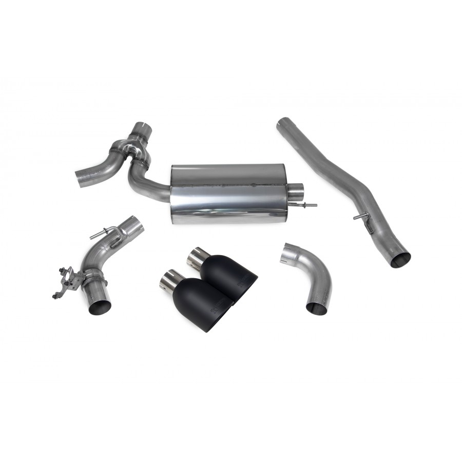 Scorpion GPF Back (Valved) Exhaust System 2.75" with Black Indy Tailpipes for BMW M135i (F40) | 2019-2024 | GPF Model Scorpion GPF Back (Valved) Exhaust System 2.75" with Black Indy Tailpipes for BMW M135i (F40) | 2019-2024 | GPF Model