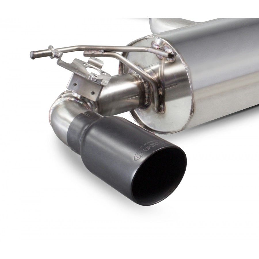 Scorpion Cat Back Non Resonated (Valved) Exhaust System 3.15" with Black Daytona Tailpipes for BMW M240i (F22/F23) | 2016-2018 | Non GPF Model Scorpion Cat Back Non Resonated (Valved) Exhaust System 3.15" with Black Daytona Tailpipes for BMW M240i (F22/F23) | 2016-2018 | Non GPF Model