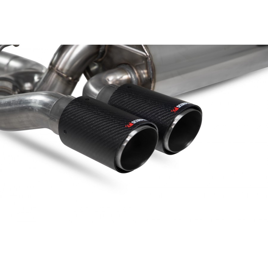 Scorpion GPF Back (Valved) Exhaust System 2.75" with Ascari Carbon Fibre Tailpipes for BMW M2 Competition (F87N) | 2018-2022| GPF Model Scorpion GPF Back (Valved) Exhaust System 2.75" with Ascari Carbon Fibre Tailpipes for BMW M2 Competition (F87N) | 2018-2022| GPF Model
