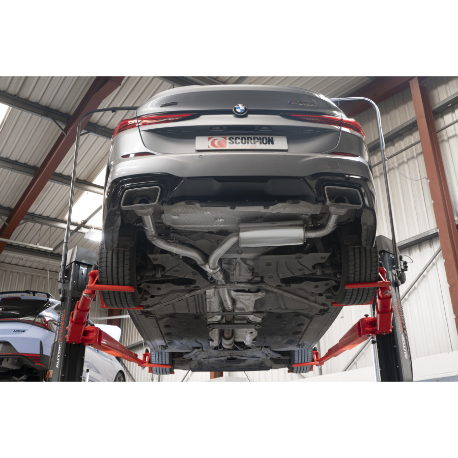 Scorpion GPF Back (Valved) Exhaust System 2.75" use with OEM Tailpipes for BMW M235i Gran Coupe xDrive (F44) | 2019-2024 | GPF Model Scorpion GPF Back (Valved) Exhaust System 2.75" use with OEM Tailpipes for BMW M235i Gran Coupe xDrive (F44) | 2019-2024 | GPF Model
