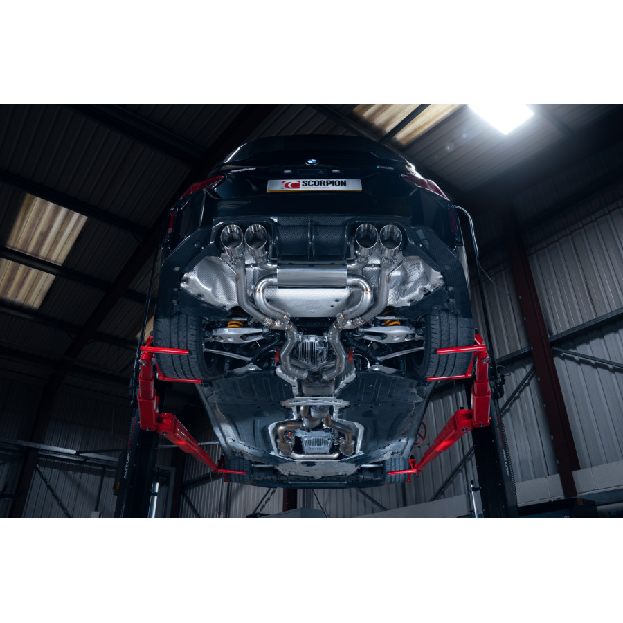 Scorpion Half (Valved) Exhaust System 2.75" with Polished Daytona Tailpipes for BMW M2 (G87) | 2022+ | GPF Model Scorpion Half (Valved) Exhaust System 2.75" with Polished Daytona Tailpipes for BMW M2 (G87) | 2022+ | GPF Model