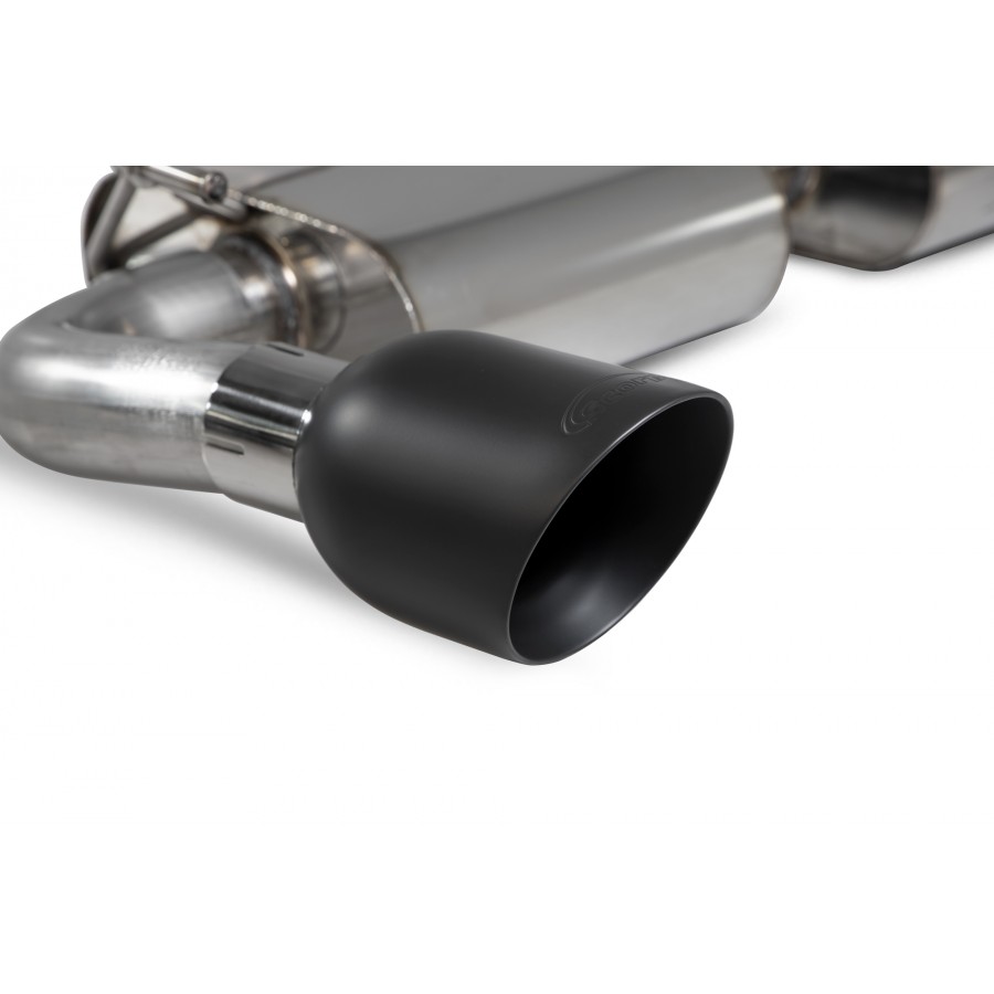 Scorpion GPF Back Non Resonated (Valved) Exhaust System 3" with Black Daytona Tailpipes for Hyundai i30N | 2018-2025 | GPF Models Scorpion GPF Back Non Resonated (Valved) Exhaust System 3" with Black Daytona Tailpipes for Hyundai i30N | 2018-2025 | GPF Models