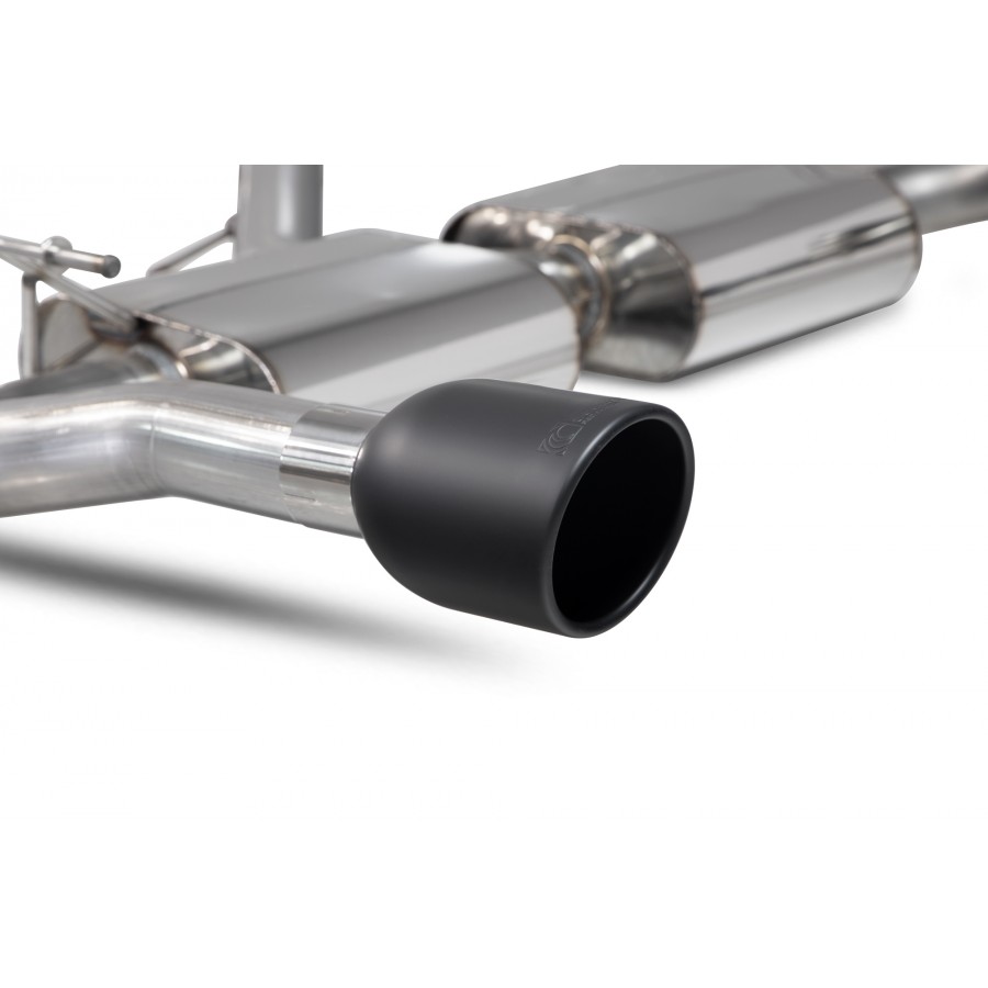 Scorpion GPF Back Non Resonated (Valved) Exhaust System 3" with Black Indy Tailpipes for Hyundai i30N Fastback | 2019-2022 | GPF Models Scorpion GPF Back Non Resonated (Valved) Exhaust System 3" with Black Indy Tailpipes for Hyundai i30N Fastback | 2019-2022 | GPF Models
