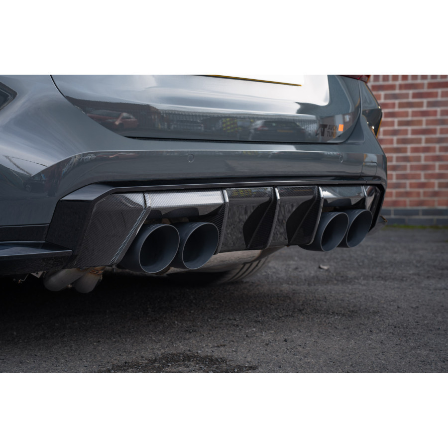 Scorpion Half (Valved) Exhaust System 2.75" with Black Daytona Tailpipes for BMW M3 Touring (G81) | 2022-2025 | GPF Models Scorpion Half (Valved) Exhaust System 2.75" with Black Daytona Tailpipes for BMW M3 Touring (G81) | 2022-2025 | GPF Models