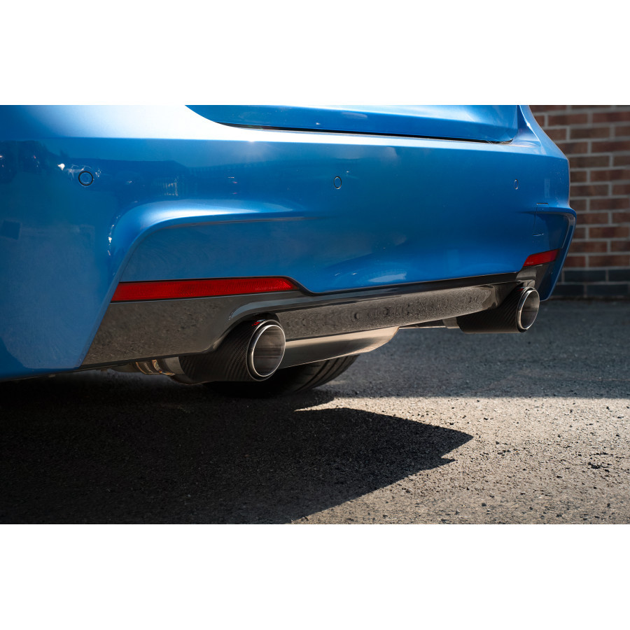 Scorpion Cat Back Non Resonated (Valved) Exhaust System 3.15" with Carbon Ascari Tailpipes for BMW 440i (F32 / F33 / F36) | Including xDrive | 2015-2018 | Non GPF Models Scorpion Cat Back Non Resonated (Valved) Exhaust System 3.15" with Carbon Ascari Tailpipes for BMW 440i (F32 / F33 / F36) | Including xDrive | 2015-2018 | Non GPF Models