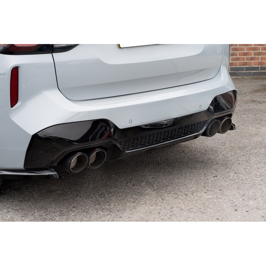 Scorpion Half (Valved) Exhaust System 2.75" with Carbon Ascari Tailpipes for BMW X3M including Comp | LCI 2022 - 2024 | GPF Models Scorpion Half (Valved) Exhaust System 2.75" with Carbon Ascari Tailpipes for BMW X3M including Comp | LCI 2022 - 2024 | GPF Models