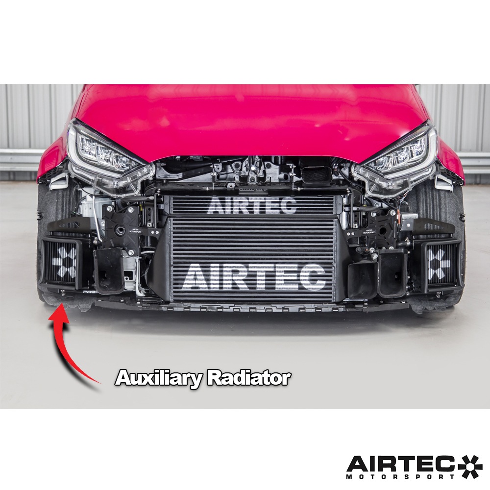 AIRTEC Motorsport Auxilliary Radiator for Toyota Yaris GR AIRTEC Motorsport Auxilliary Radiator for Toyota Yaris GR