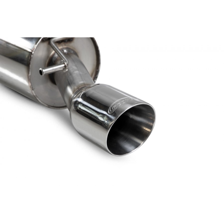 Scorpion Cat Back Resonated Exhaust System 2.5" with Polished Daytona Tailpipes for Mini Cooper S Clubman R55 | 2007-2014 Scorpion Cat Back Resonated Exhaust System 2.5" with Polished Daytona Tailpipes for Mini Cooper S Clubman R55 | 2007-2014