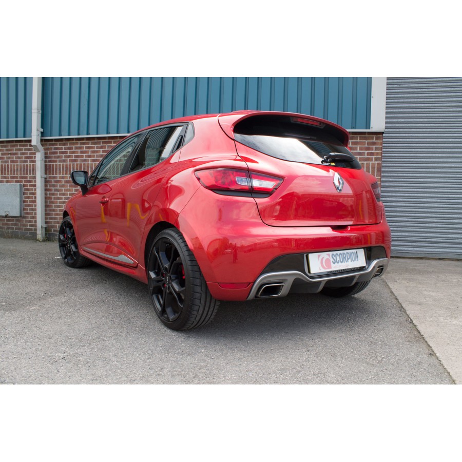 Scorpion Cat Back Non Resonated Exhaust System 2.75" for Renault Clio MK4 RS 200 EDC 1.6 (BHMM) | 2013-2015 Scorpion Cat Back Non Resonated Exhaust System 2.75" for Renault Clio MK4 RS 200 EDC 1.6 (BHMM) | 2013-2015