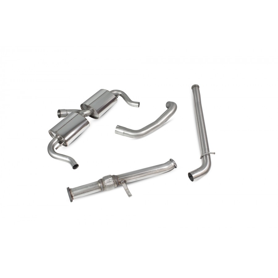 Scorpion Cat Back Non Resonated Exhaust System 2.75" for Renault Clio RS 200 EDC 1.6 (BHJ6) | 2015-2018