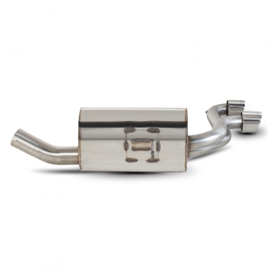 Scorpion Rear Silencer Back Box 2.5" with Polished Monaco Tailpipes for Renault Megane 225 / 230 2.0 R26 | 2004-2009 Scorpion Rear Silencer Back Box 2.5" with Polished Monaco Tailpipes for Renault Megane 225 / 230 2.0 R26 | 2004-2009