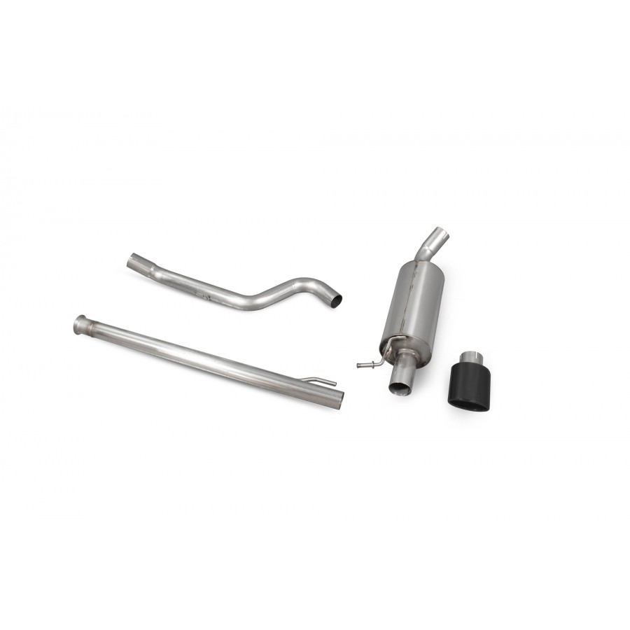 Scorpion Cat Back Non Resonated Exhaust System 2" with Black Evo Tailpipes for Renault Twingo RS | 2008-2013 Scorpion Cat Back Non Resonated Exhaust System 2" with Black Evo Tailpipes for Renault Twingo RS | 2008-2013