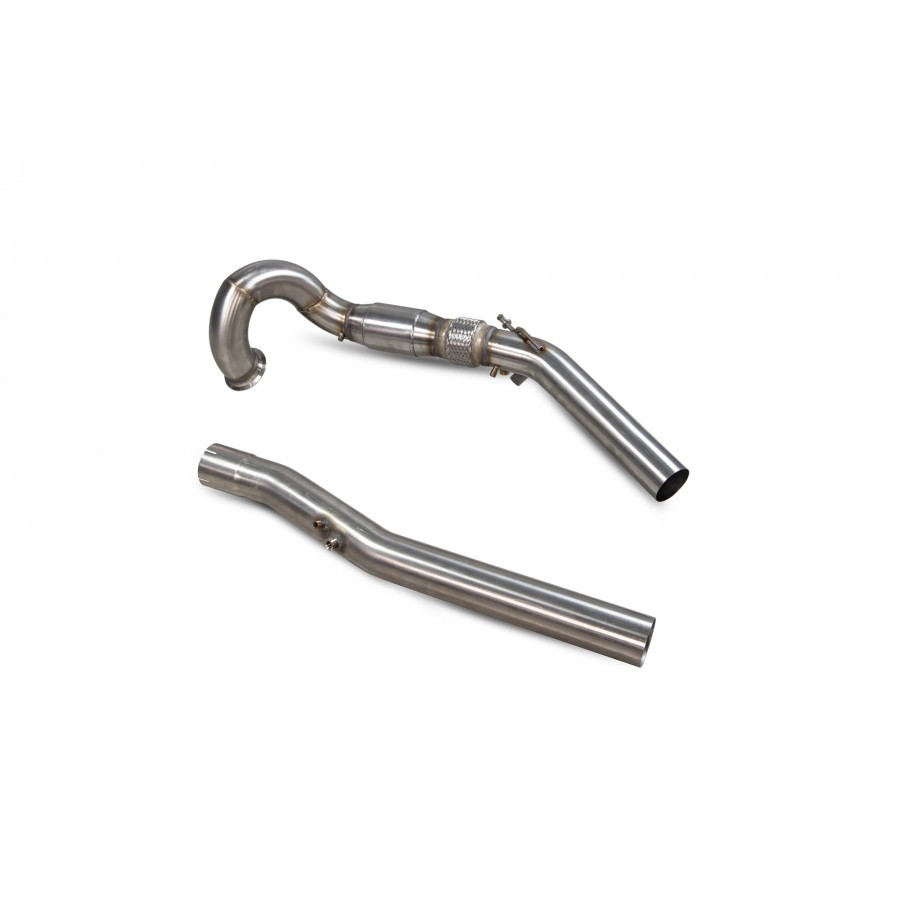 Scorpion GPF Delete Downpipe with High Flow Sports Cat 3.15" for Seat Leon Cupra ST 300 4Drive | GPF Model | 2018-2022 Scorpion GPF Delete Downpipe with High Flow Sports Cat 3.15" for Seat Leon Cupra ST 300 4Drive | GPF Model | 2018-2022
