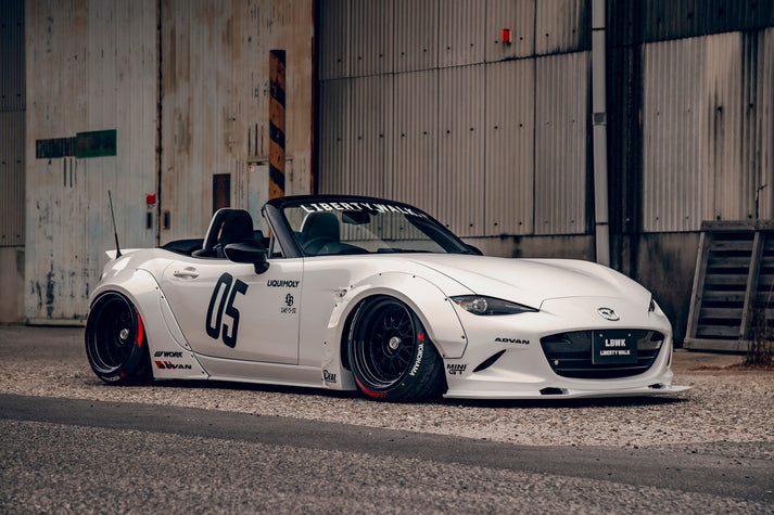 Liberty Walk LB WORKS Mazda MX5 ND Complete body kit V2 FRP (LB86-01) Liberty Walk LB WORKS Mazda MX5 ND Complete body kit V2 FRP (LB86-01)