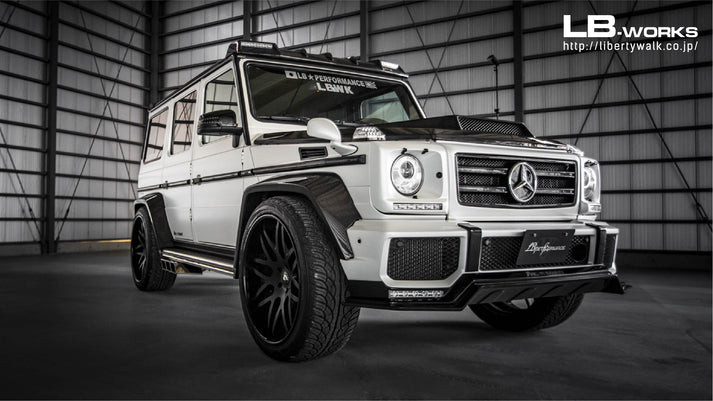 Liberty Walk LB WORKS Mercedes G63 Body Kit Premium (FRP) (LB38-05) Liberty Walk LB WORKS Mercedes G63 Body Kit Premium (FRP) (LB38-05)