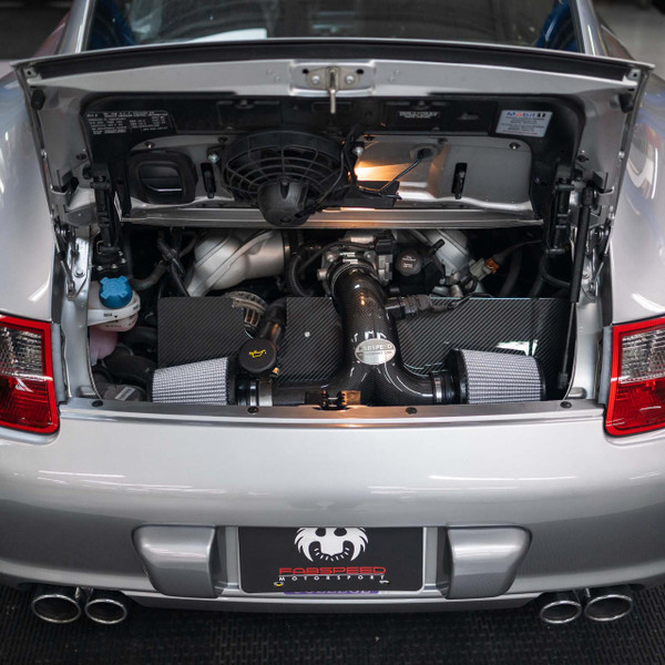 Fabspeed Porsche 911 997 Carrera (2005-2008) Carbon Fibre Competition Air Intake System Fabspeed Porsche 911 997 Carrera (2005-2008) Carbon Fibre Competition Air Intake System