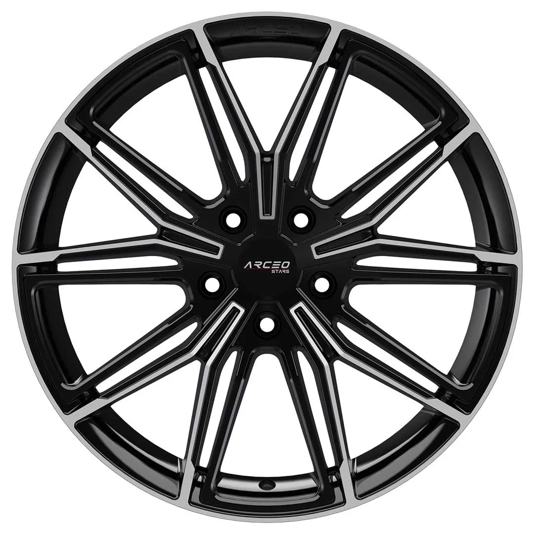 Arceo Wheels ASW05 (TUV) | 19 inch x 8/9 Staggered | 5x120 | Black Diamond | BMW Fitment | SET OF 4 Arceo Wheels ASW05 (TUV) | 19 inch x 8/9 Staggered | 5x120 | Black Diamond | BMW Fitment | SET OF 4