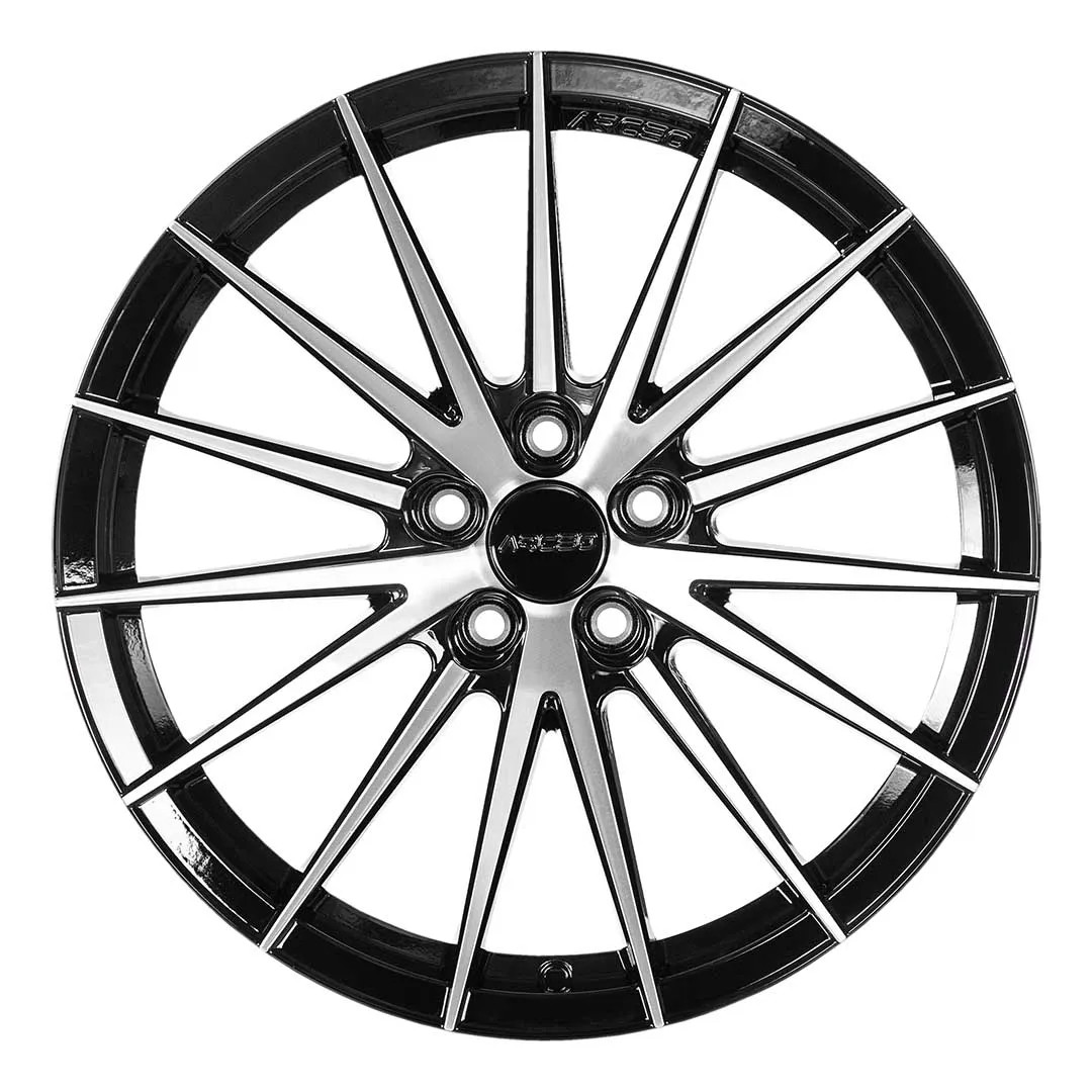 Arceo Wheels Lisbon | 19 inch x 8.5/9.5 Staggered | 5x120 | Black Diamond Cut | BMW Fitment | SET OF 4 | ARC-699 Arceo Wheels Lisbon | 19 inch x 8.5/9.5 Staggered | 5x120 | Black Diamond Cut | BMW Fitment | SET OF 4 | ARC-699
