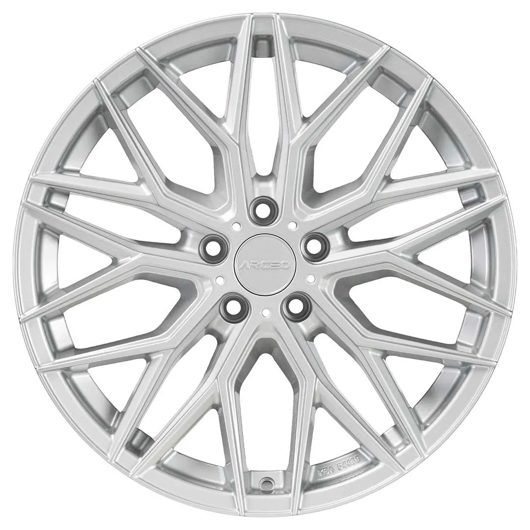 Arceo Wheels Valencia (TUV) | 19 inch x 8.5/9.5 Staggered | 5x120 | Silver | BMW Fitment | SET OF 4 | ARC-694 Arceo Wheels Valencia (TUV) | 19 inch x 8.5/9.5 Staggered | 5x120 | Silver | BMW Fitment | SET OF 4 | ARC-694