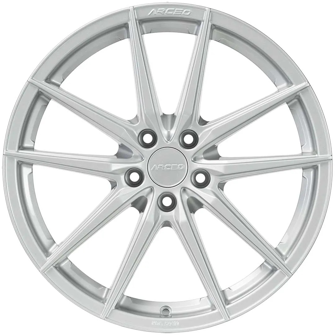 Arceo Wheels Monaco (TUV) | 19 inch x 8.5/9.5 Staggered | 5x120 | Silver | BMW Fitment | SET OF 4 | ARC-708 Arceo Wheels Monaco (TUV) | 19 inch x 8.5/9.5 Staggered | 5x120 | Silver | BMW Fitment | SET OF 4 | ARC-708