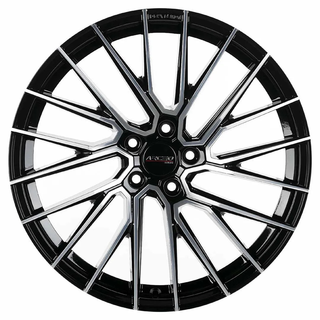 Arceo Wheels ASW02 (TUV) | 19 inch x 8.5 | 5x108 | ET45 | Black Diamond Cut | Ford / Jaguar Fitment (5 Stud) | SET OF 4 Arceo Wheels ASW02 (TUV) | 19 inch x 8.5 | 5x108 | ET45 | Black Diamond Cut | Ford / Jaguar Fitment (5 Stud) | SET OF 4
