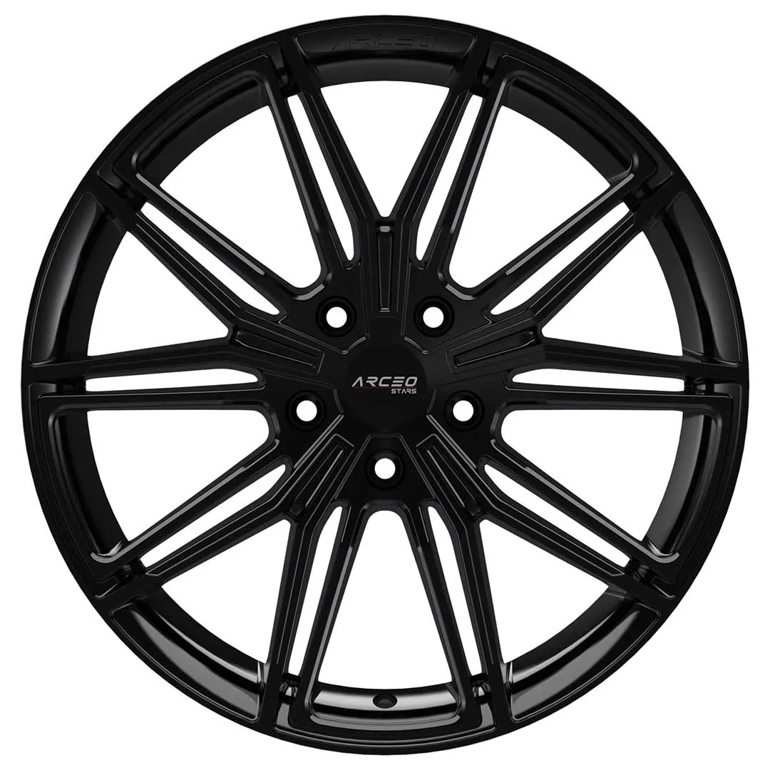 Arceo Wheels ASW05 (TUV) | 19 inch x 8 | 5x108 | ET40 | Gloss Black | Ford / Jaguar Fitment (5 Stud) | SET OF 4 Arceo Wheels ASW05 (TUV) | 19 inch x 8 | 5x108 | ET40 | Gloss Black | Ford / Jaguar Fitment (5 Stud) | SET OF 4