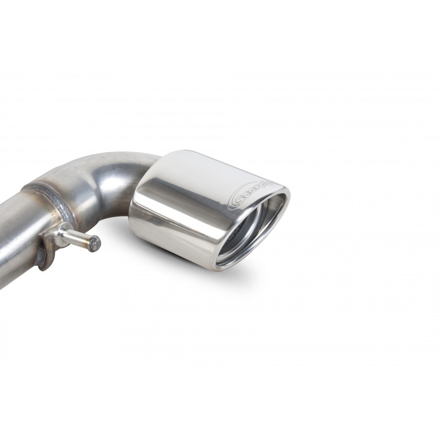 Scorpion Cat Back Resonated Exhaust System 2.5" with Polished Evo Tailpipe for Vauxhall Astra H VXR | 2005-2011 Scorpion Cat Back Resonated Exhaust System 2.5" with Polished Evo Tailpipe for Vauxhall Astra H VXR | 2005-2011