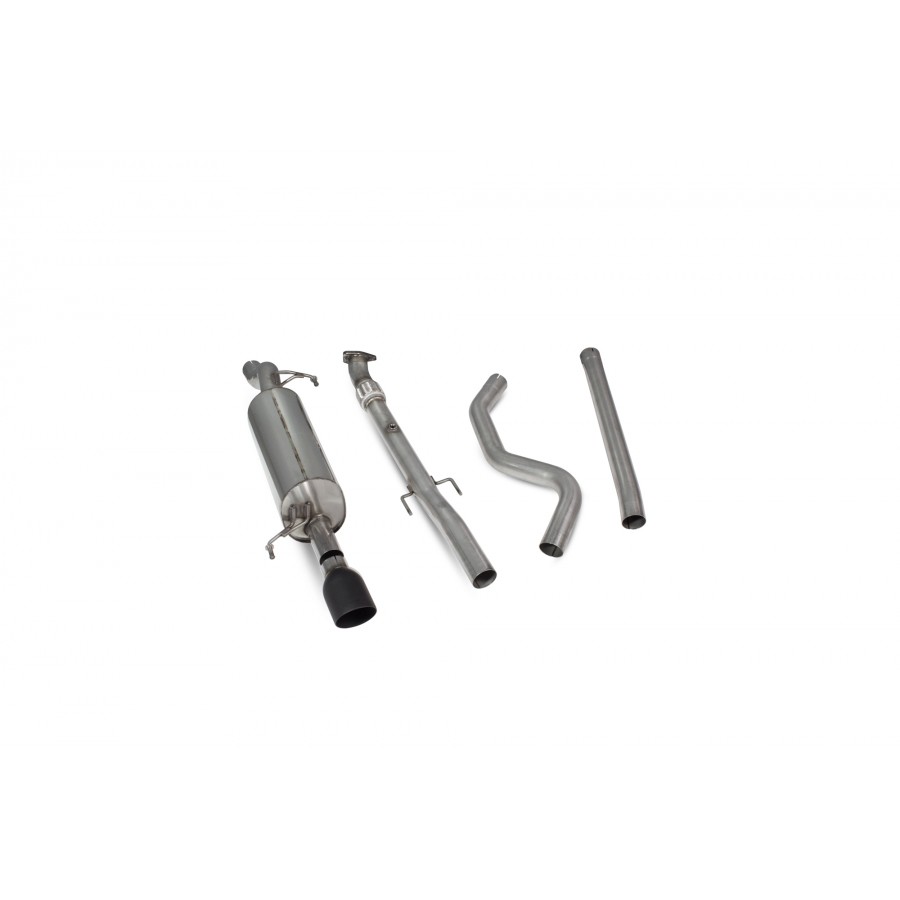 Scorpion Cat Back Non Resonated Exhaust System 2.5" with Black Daytona Tailpipe for Vauxhall Corsa E 1.0T | Non GPF Model | 2014-2019 Scorpion Cat Back Non Resonated Exhaust System 2.5" with Black Daytona Tailpipe for Vauxhall Corsa E 1.0T | Non GPF Model | 2014-2019