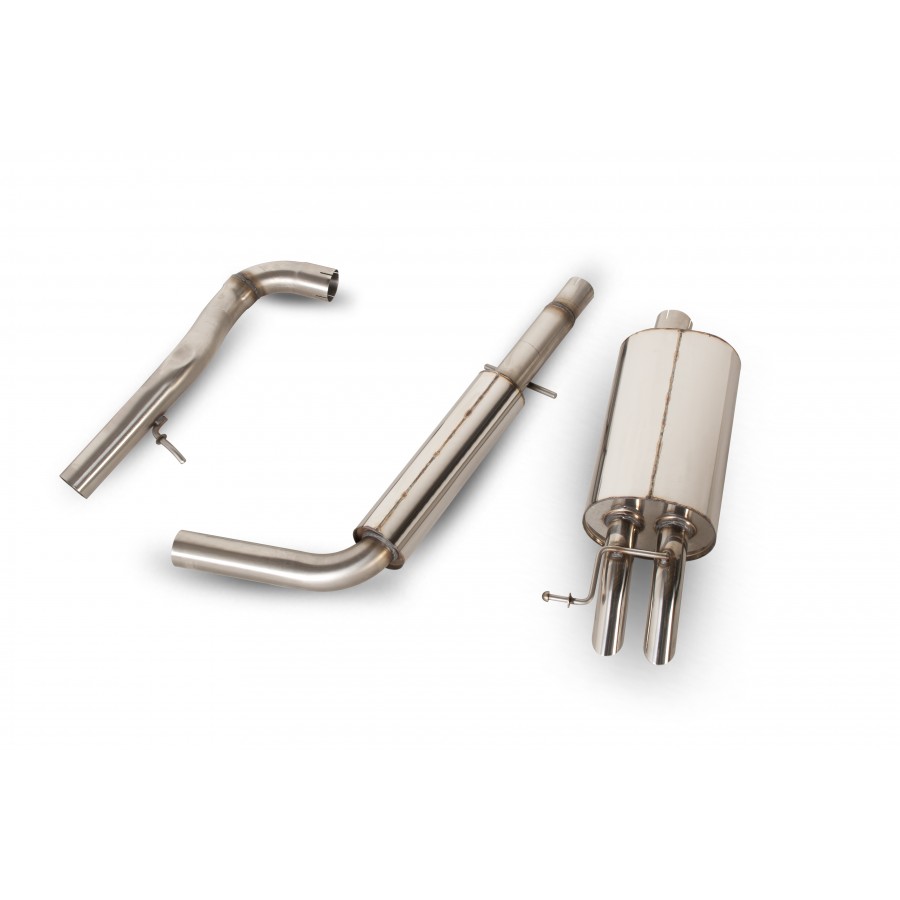Scorpion Cat Back Resonated Exhaust System 2.5" with Stealth Hidden Tailpipes for Volkswagen Golf GTI MK4 | 1998-2006 Scorpion Cat Back Resonated Exhaust System 2.5" with Stealth Hidden Tailpipes for Volkswagen Golf GTI MK4 | 1998-2006