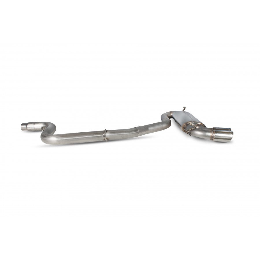 Scorpion Cat Back Non Resonated Exhaust System 3" with Polished Daytona Tailpipes for Volkswagen Golf MK5 GTI / Edition 30 | 2004-2009 Scorpion Cat Back Non Resonated Exhaust System 3" with Polished Daytona Tailpipes for Volkswagen Golf MK5 GTI / Edition 30 | 2004-2009