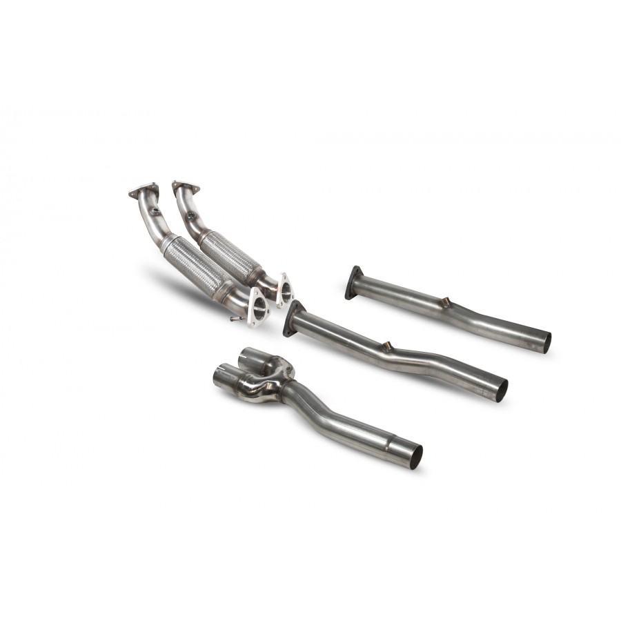 Scorpion Twin Decat Downpipe 2.5" for Volkswagen Golf R32 MK5 | 2005-2008 Scorpion Twin Decat Downpipe 2.5" for Volkswagen Golf R32 MK5 | 2005-2008