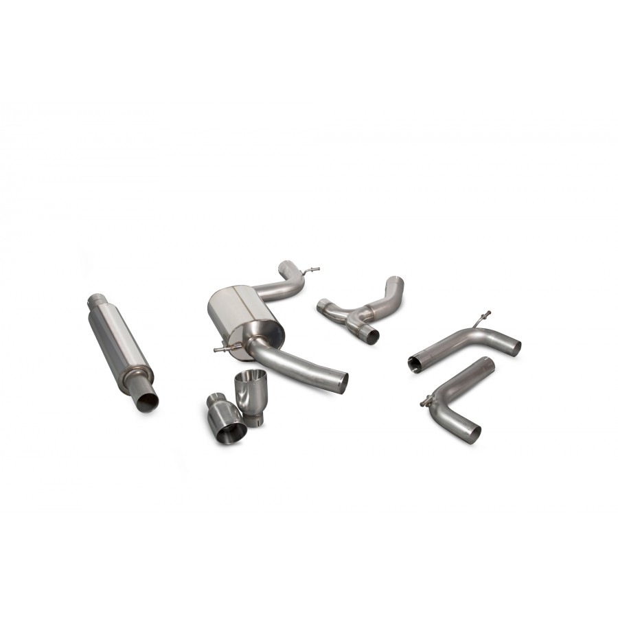 Scorpion GPF Back Resonated Exhaust System 3" with Polished Daytona Tailpipes for Volkswagen Golf GTI MK7.5 including TCR / Performance | GPF Model | 2019-2020 Scorpion GPF Back Resonated Exhaust System 3" with Polished Daytona Tailpipes for Volkswagen Golf GTI MK7.5 including TCR / Performance | GPF Model | 2019-2020