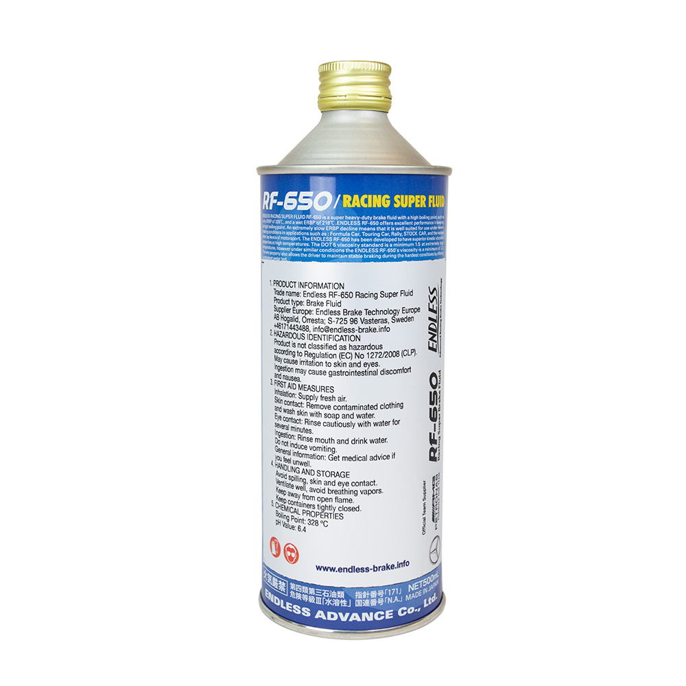 Endless RF650 Racing Brake fluid - 500ml Endless RF650 Racing Brake fluid - 500ml