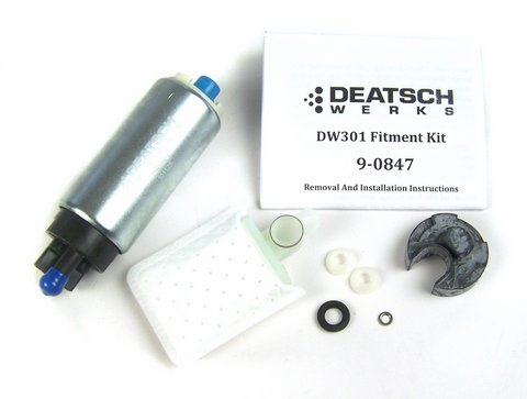 DeatschWerks DW300 Series, 340lph in-tank Fuel Pump With Install Kit Fits Mitsubishi Lancer Evolution DeatschWerks DW300 Series, 340lph in-tank Fuel Pump With Install Kit Fits Mitsubishi Lancer Evolution