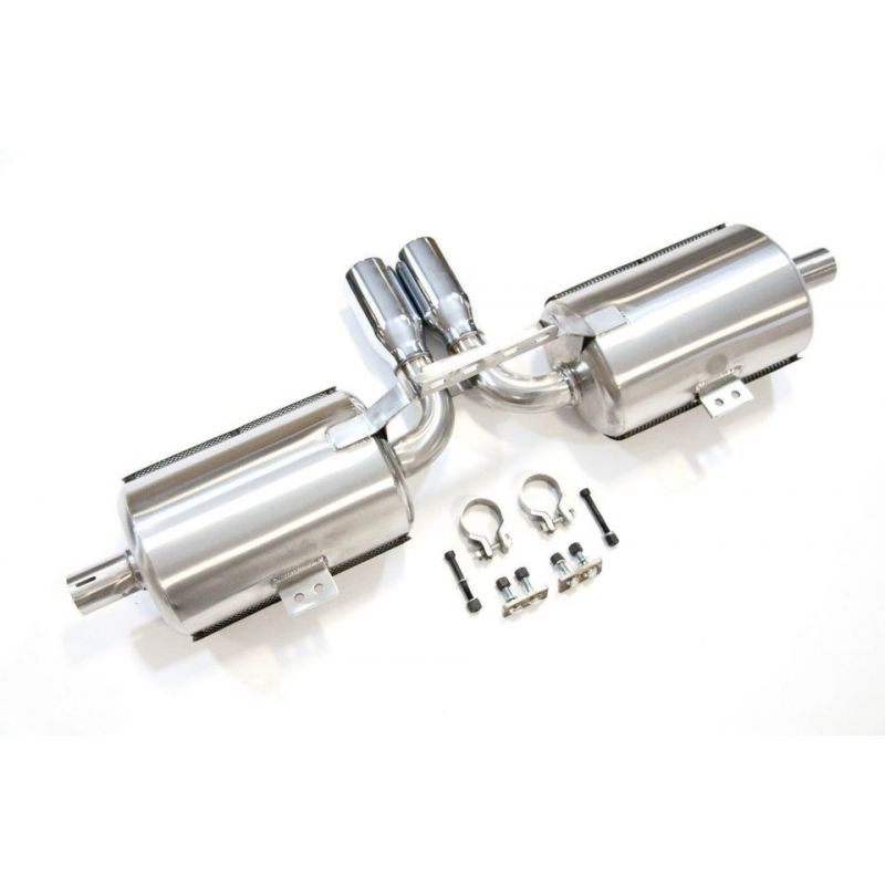 Porsche 986 Boxster Cat Back with Chrome Tips