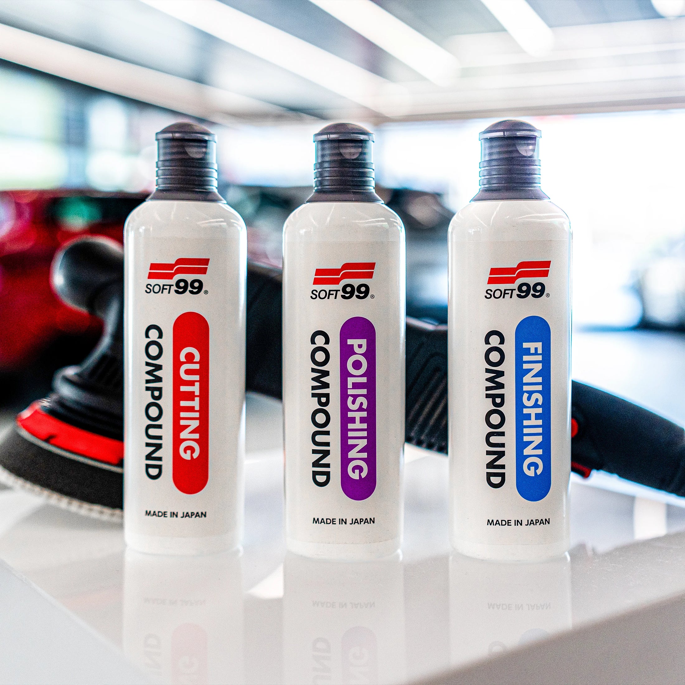 SOFT99 Polishing Bundle Set (3 Step Process)