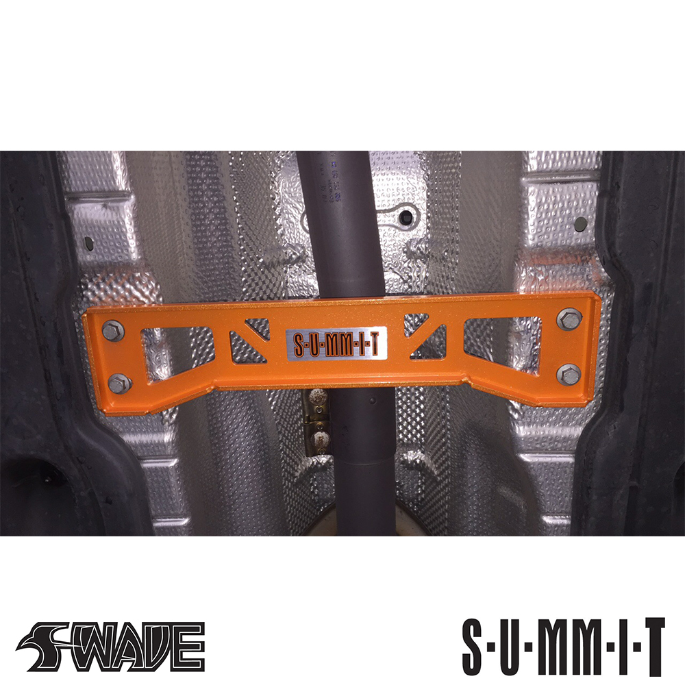 Swave & Summit Front Lower 4-Point Middle Exhaust Tunnel Body Chassis Steel Metal Panel Brace for VW Golf MK7 / MK7.5 GTI / R (2013>) Swave & Summit Front Lower 4-Point Middle Exhaust Tunnel Body Chassis Steel Metal Panel Brace for VW Golf MK7 / MK7.5 GTI / R (2013>)