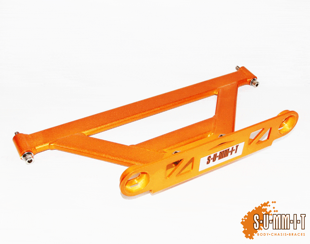SUMMIT Ford Focus MK1 / Mk2 Lower Rear 4 Point 2 Subframe X Brace SUMMIT Ford Focus MK1 / Mk2 Lower Rear 4 Point 2 Subframe X Brace