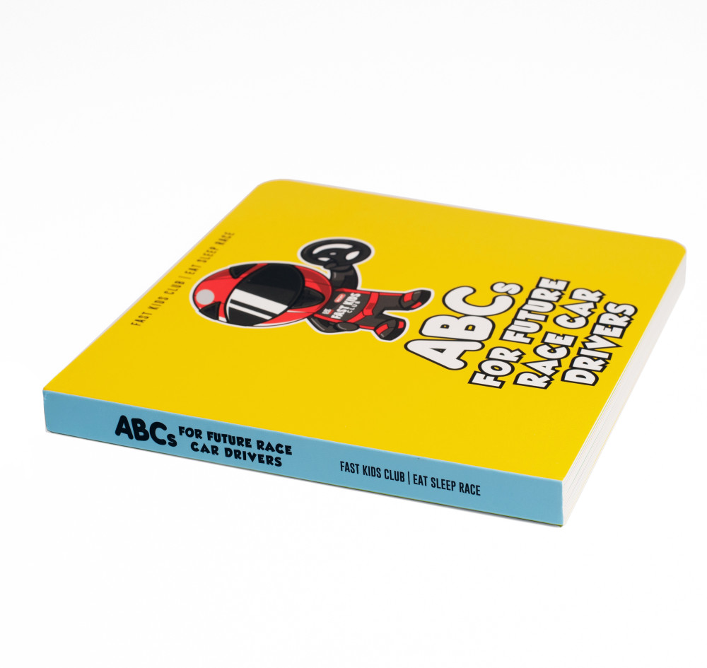 Fast Kids Club ABC Book For Future Race Car Drivers Kids Book Fast Kids Club ABC Book For Future Race Car Drivers Kids Book
