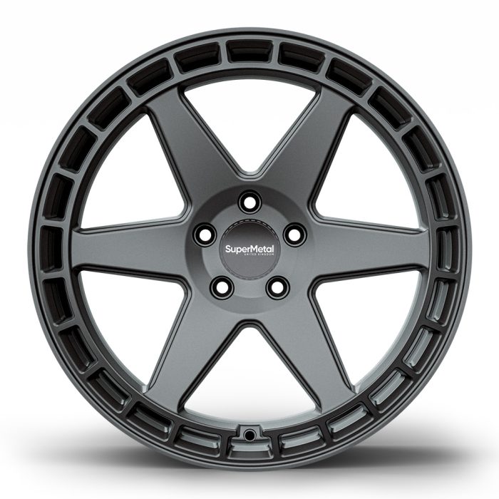 Supermetal Charger - 20 inch X 9J - 5 x 120 ET45 - Ultra Matt Grey - VW Transporter T5 / T6 - SET OF 4 Supermetal Charger - 20 inch X 9J - 5 x 120 ET45 - Ultra Matt Grey - VW Transporter T5 / T6 - SET OF 4