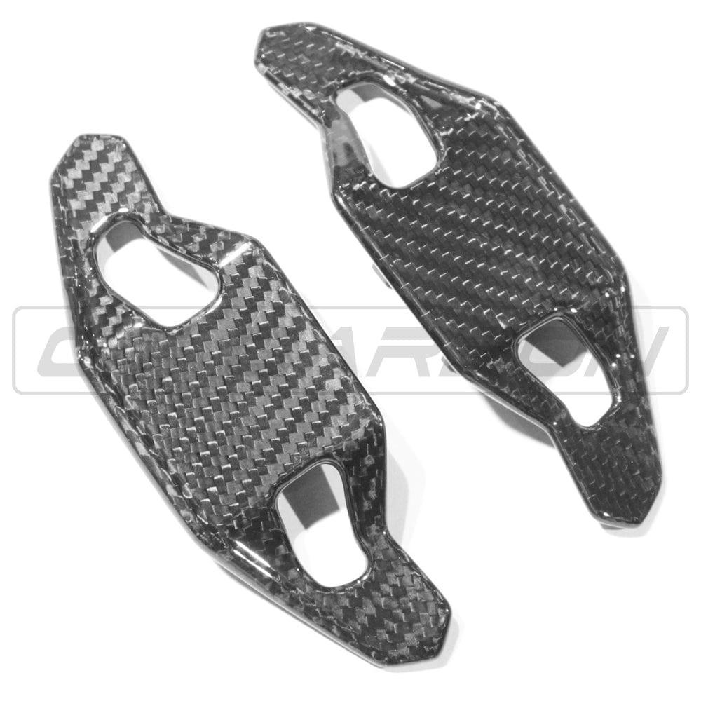 CT Carbon Pre-Preg Carbon Fibre Shifter Paddles V2 for Audi A6 S6 RS6 (C8) CT Carbon Pre-Preg Carbon Fibre Shifter Paddles V2 for Audi A6 S6 RS6 (C8)
